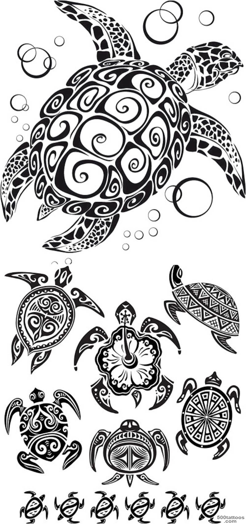 Tribal Turtle Tattoos   Designs and Ideas_43