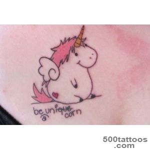 Unicorn tattoo design, idea, image