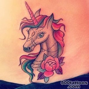 55 Photos of Enchanting Unicorn Tattoo Artwork_2