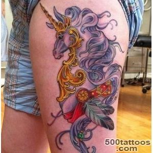 55 Photos of Enchanting Unicorn Tattoo Artwork_10