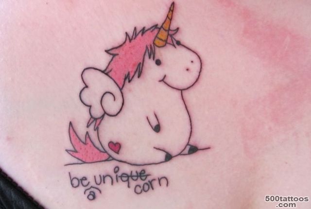 5 Exciting Unicorn Tattoo Designs For Women  GilsCosmo.com ..._12