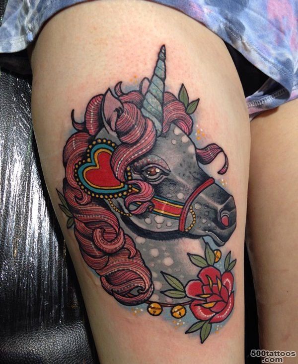 48 Impressive Unicorn Tattoos_11