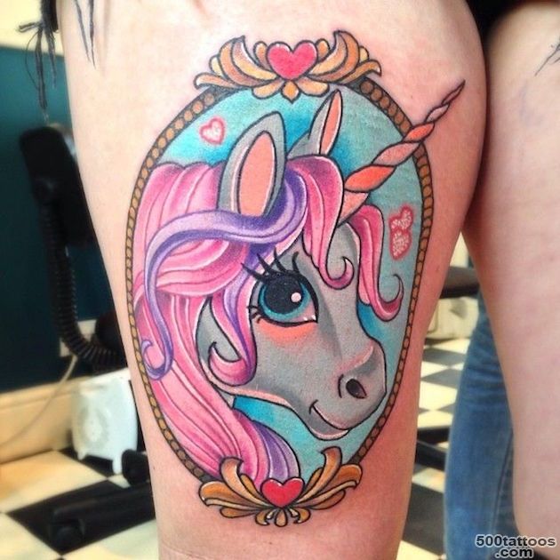 53 Best Unicorn Tattoo Designs For Women   TattooBlend_1