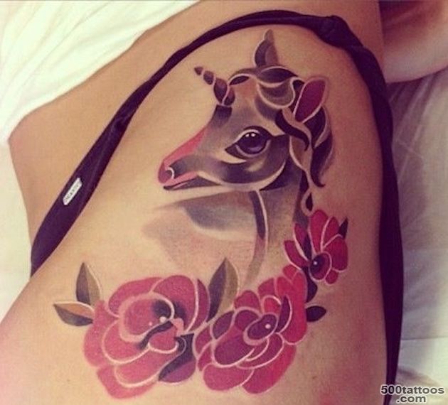 53 Best Unicorn Tattoo Designs For Women   TattooBlend_3