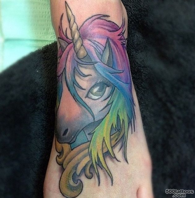 53 Best Unicorn Tattoo Designs For Women   TattooBlend_5