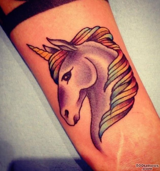 53 Best Unicorn Tattoo Designs For Women   TattooBlend_14
