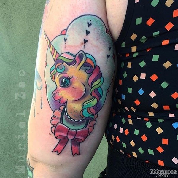 55 Photos of Enchanting Unicorn Tattoo Artwork_23