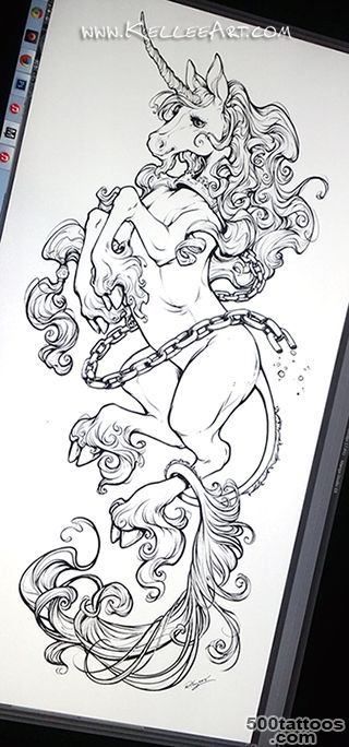 1000+ ideas about Unicorn Tattoos on Pinterest  Tattoos, Horse ..._6