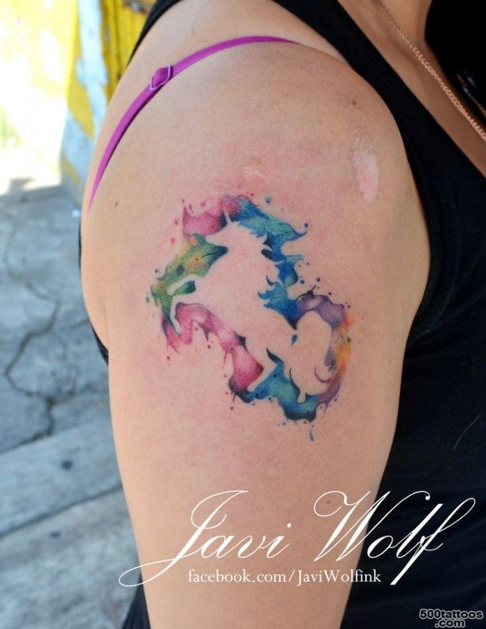 Unique unicorn tattoo   unicorn arm tattoo on TattooChief.com_33