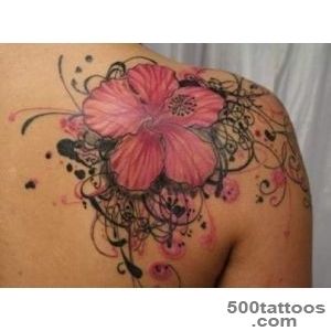 Unique Flower Tattoos  Fashion Bat_45