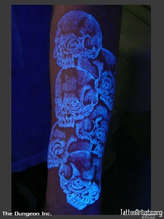 15+ UV Tattoos On Sleeve_45