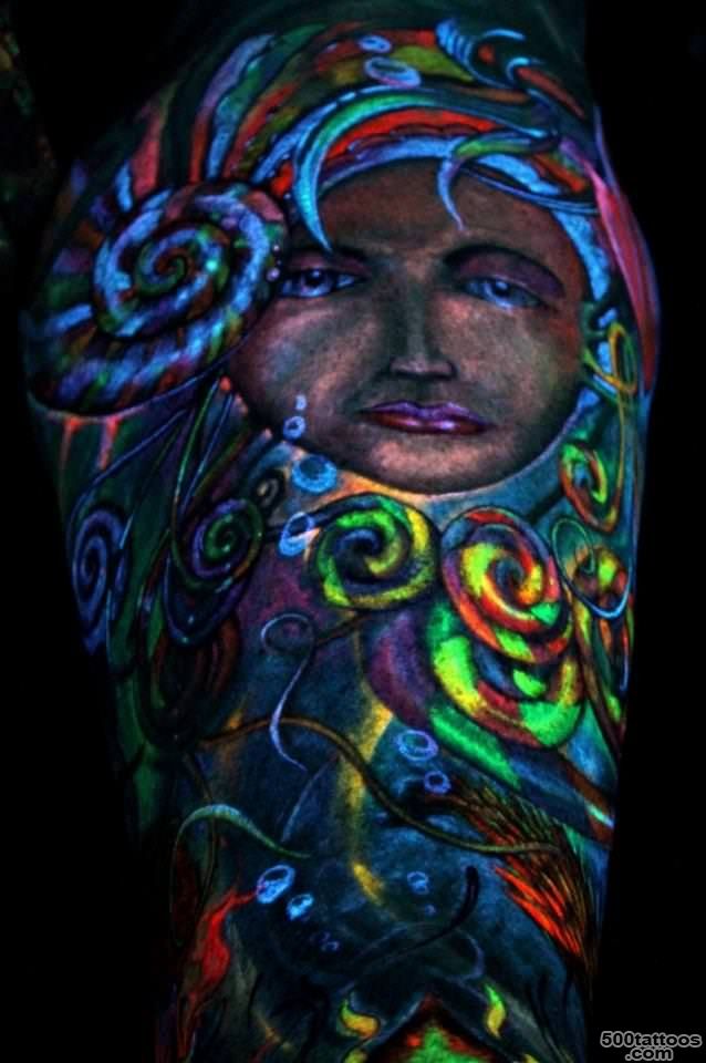 30+ Wonderful UV Tattoos Ideas_35