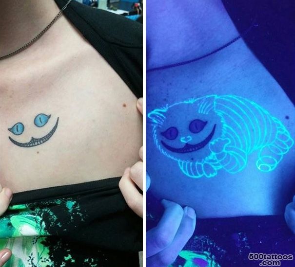 30 Creative Black Light Tattoos You Can See Only Under UV Light ..._28