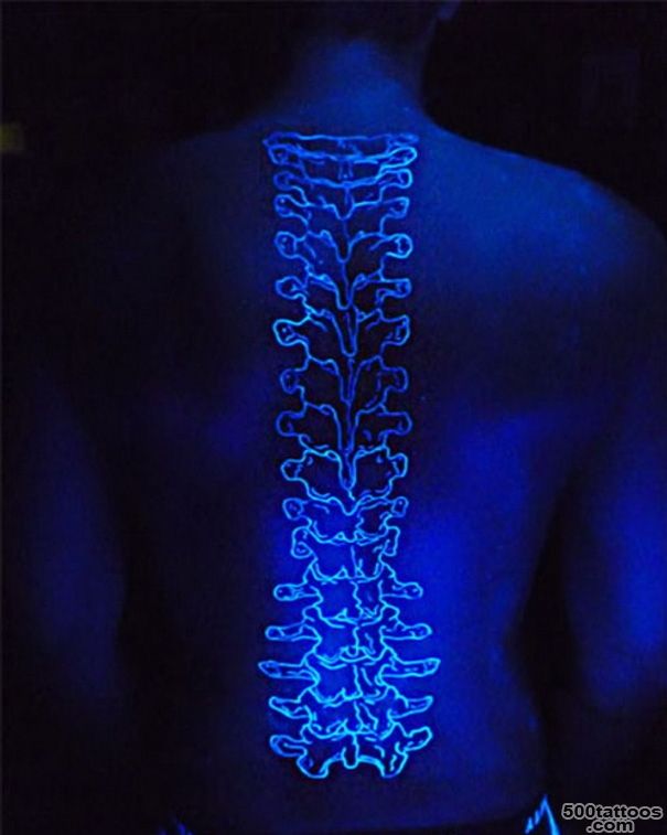 30 Creative Black Light Tattoos You Can See Only Under UV Light ..._31