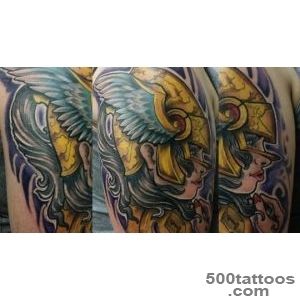 Stained Inc Tattoos amp Piercing » Full color Valkyrie Tattoo_32