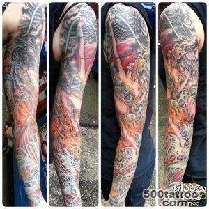 Valkyrie Sleeve   Hidden Hand Tattoo Seattle, WA_43