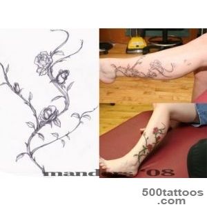 DeviantArt More Like Rose vine Tattoo by ButtsForCharity_45