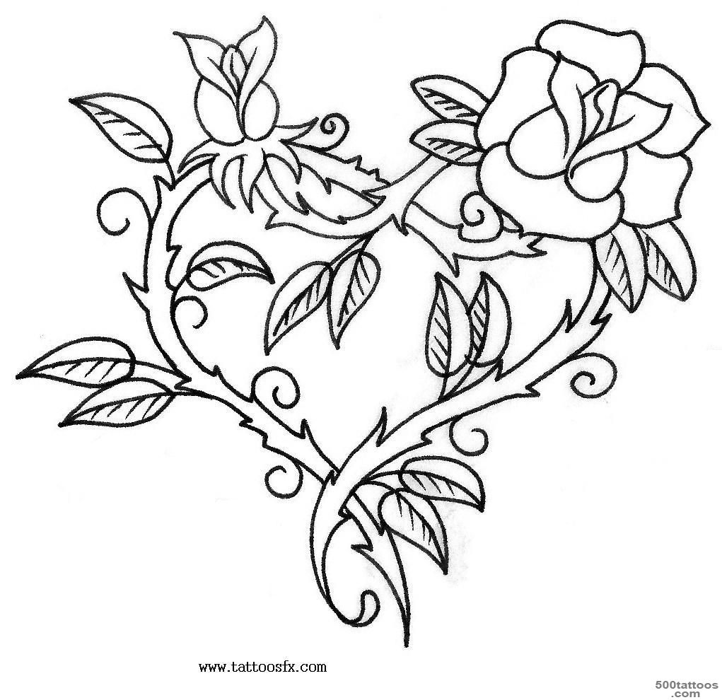 Flowers n Vine Tattoo Sample   Tattoes Idea 2015  2016_41