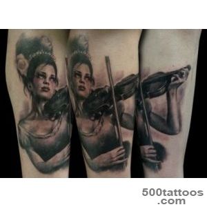 44 Violin Tattoos   Meanings, Photos, Designs for men and women_35