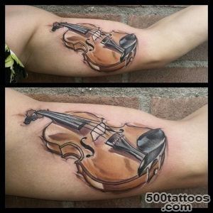 Violin Tattoo  Best Design Tattoo_1