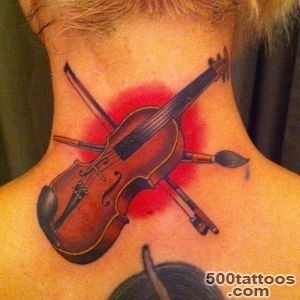 violin tattoo  Best tattoo ideas amp designs_4