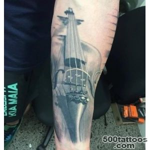Violin Tattoo by Steve Butcher TattooNOW_33