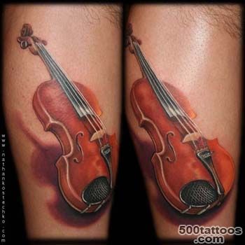 Violin tattoo amp music notes on Pinterest  Violin, Vine Tattoos ..._12