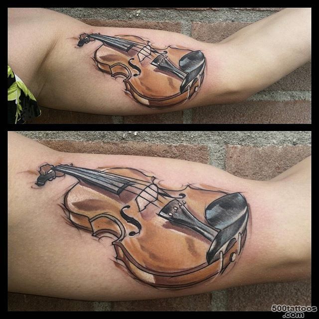 Violin Tattoo  Best Design Tattoo_1
