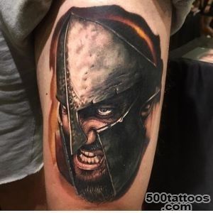 100+ Warrior Tattoo Designs to Get Motivated_27