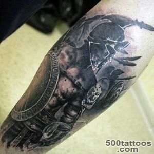100 Warrior Tattoos For Men   Battle Ready Design Ideas_9