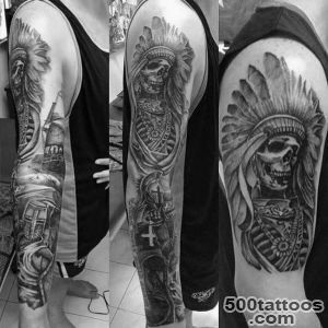 100 Warrior Tattoos For Men   Battle Ready Design Ideas_29