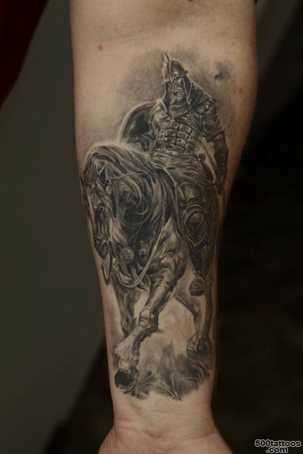 30 Fighting Warrior Tattoos  Art and Design_46