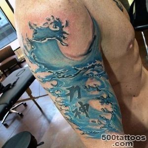 80 Water Tattoos For Men   Masculine Liquid Designs_16