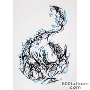 DeviantArt More Like Dragon water tattoo design by MelodicInterval_9