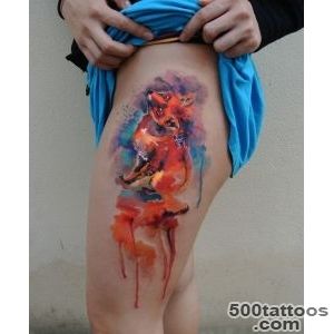 One Day, One Tattoo Czech Artist Makes Sure Each Watercolor _40