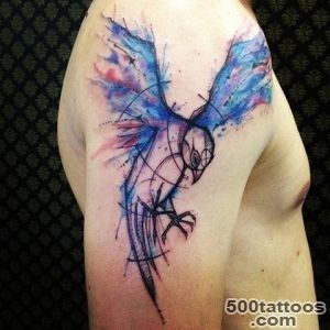 Watercolor Tattoos for Men   Ideas and Inspiration for Guys_31