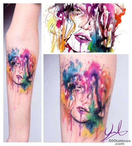 14 incredible examples of watercolor tattoo art  Creative Bloq_24