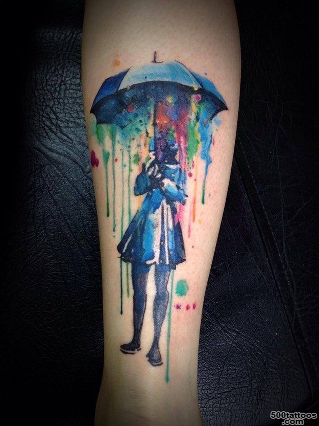 28 Incredible Watercolor Tattoos And Where To Get Them_9