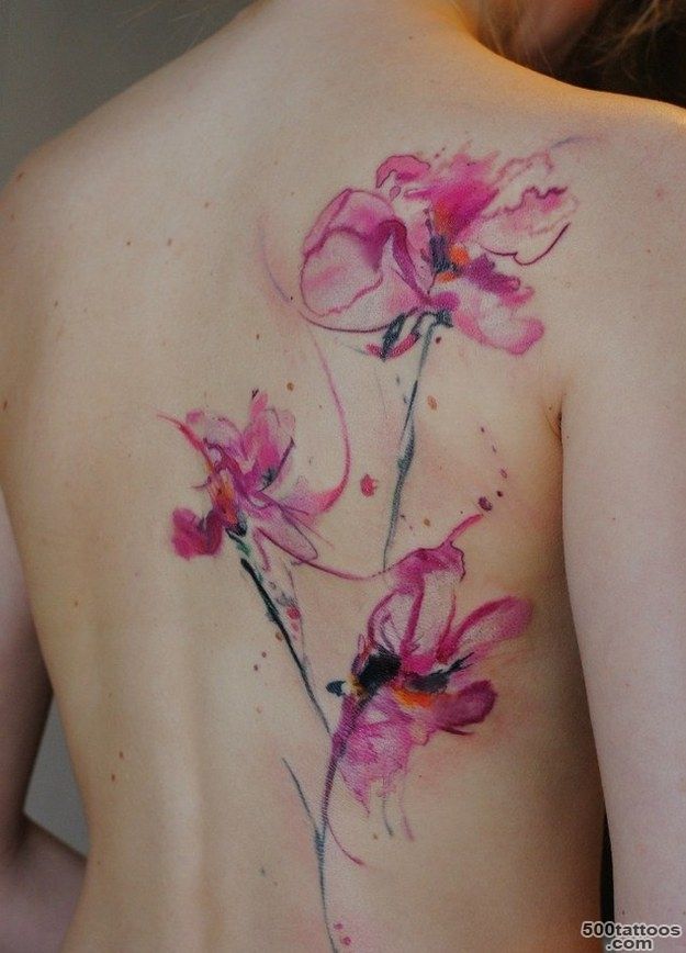 28 Incredible Watercolor Tattoos And Where To Get Them_23