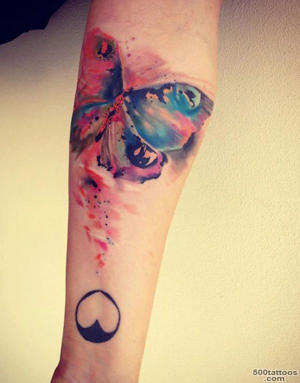 30 Artistic Watercolor Tattoos That Are Living Works of Art_45