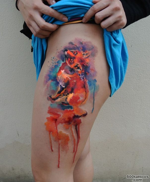 One Day, One Tattoo Czech Artist Makes Sure Each Watercolor ..._40