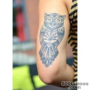 Marvelous Owl Tattoos Designs that are a symbol of Wealth_3