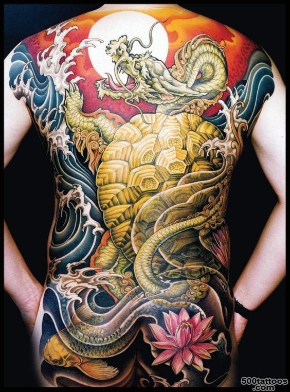 Dragon Turtle Tattoo  A Feng Shui Cure For Lasting Wealth (when ..._17