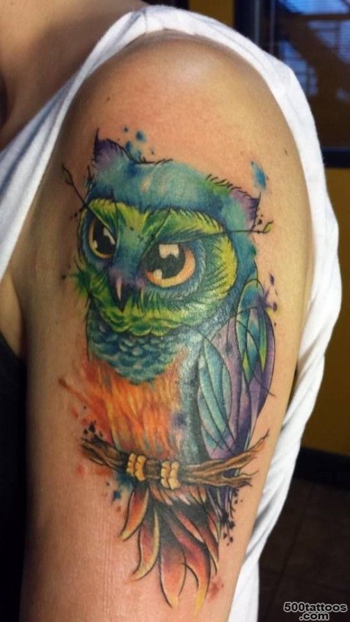 Marvelous Owl Tattoos Designs that are a symbol of Wealth_24