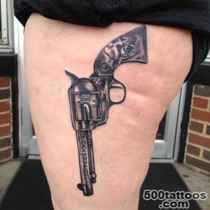 18+ Weapons Tattoos Designs_14