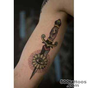 30+ Weapon Tattoos designs_12