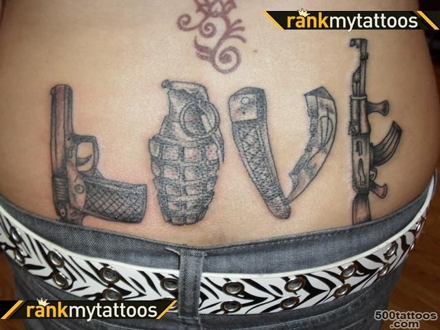 gun, love, weapons, tattoo, This is awesome  Tattoo Ideas ..._4