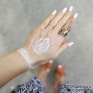 25 Unique and Elegant White Tattoo Designs and Ideas_5