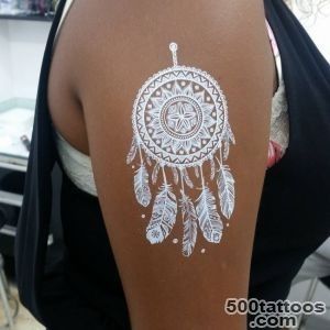25 Unique and Elegant White Tattoo Designs and Ideas_21