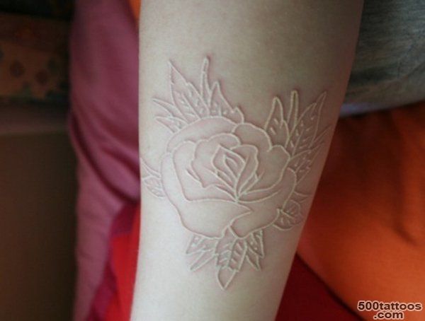White Ink Tattoos for Men   Ideas and Designs for Guys_19